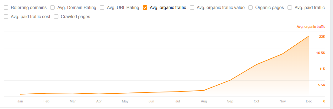 SEO-кейс для Shopify eCommerce (США)